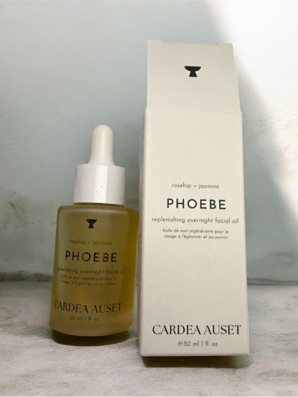 PHOEBE Replenishing Overnight Facial Oil - Rosehip & Jasmine (Golden)